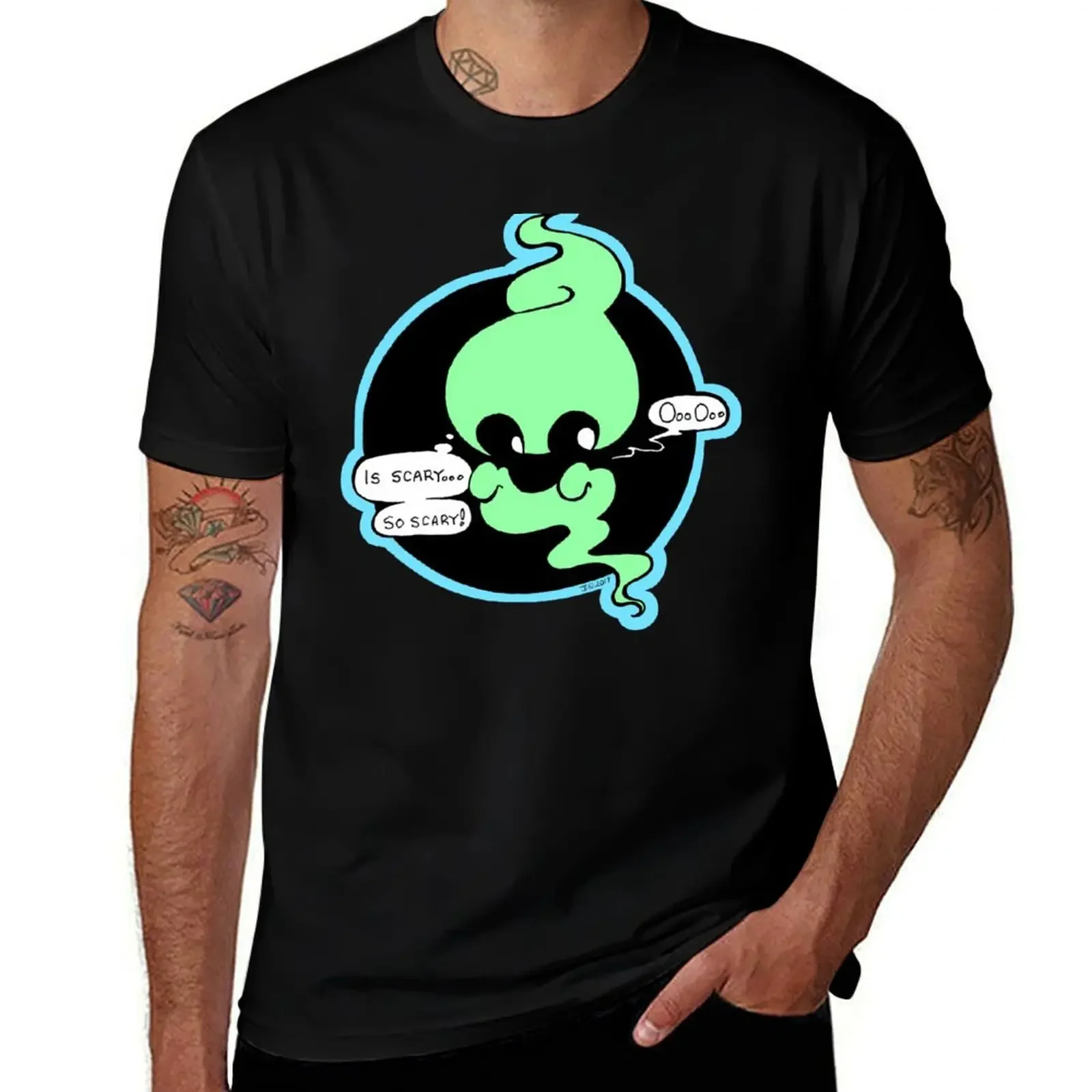 

Terrifying Ghosty T-Shirt shirts graphic tees tops oversized t shirt men