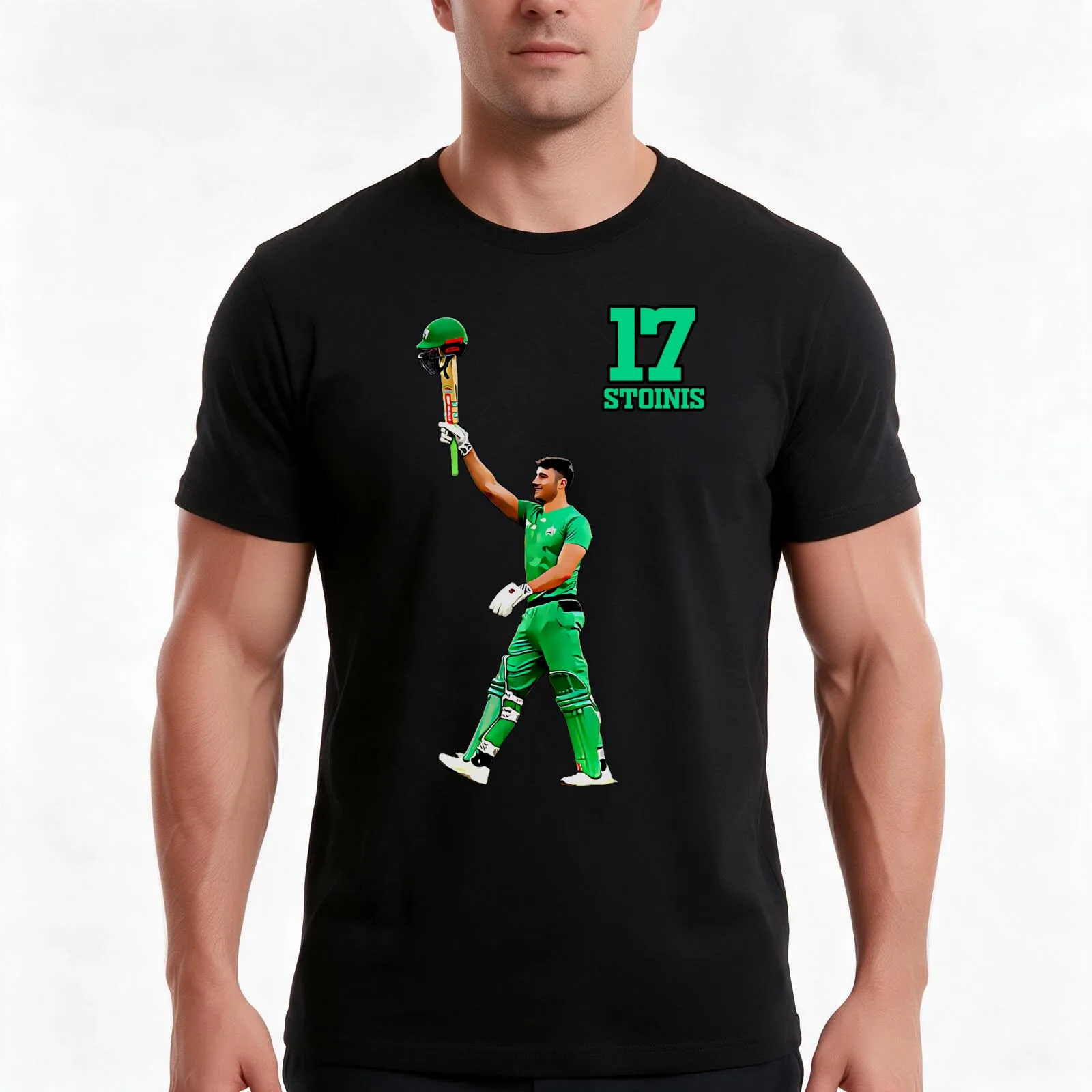 Marcus Stoinis-Australian Cricket Player-T20 All Rounder T-Shirt Summer Casual Cotton Tee Oversized Streetwear Tops