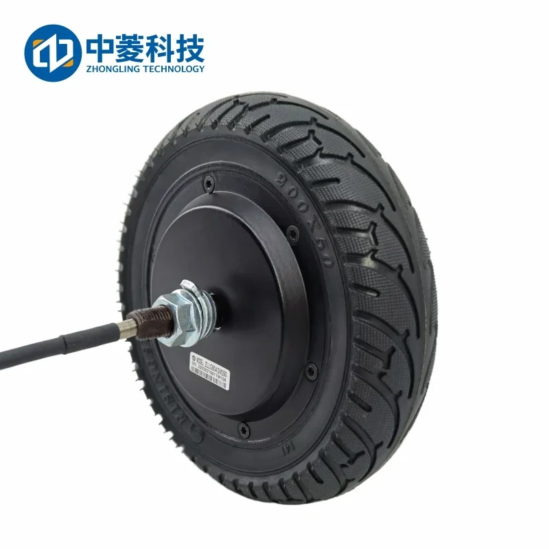 

8-дюймовый серводвигатель для колесного узла робота-AGV, одно- и двухосевой, бесщеточный, с встроенным энкодером V1.0 (1024 импульса)