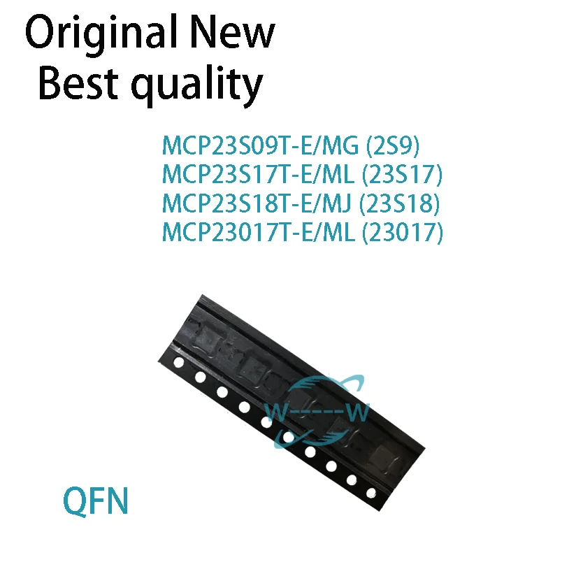 5pcs-mcp23s09t-e-mg-2s9-mcp23s17t-e-ml-23s17-mcp23s18t-e-mj-23s18-mcp23017t-e-ml-23017-mcp23s09-mcp23s17-mcp23s18-mcp23017-qfn