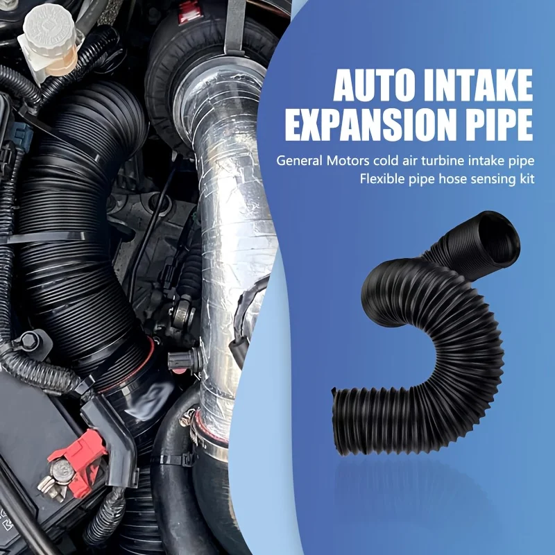

Auto Intake Duct Car Engine Air Intake Pipe Expansion Pipe Air Guide Hose Intake Air Guide Bend Pipe Air Turbine Sensing Kit