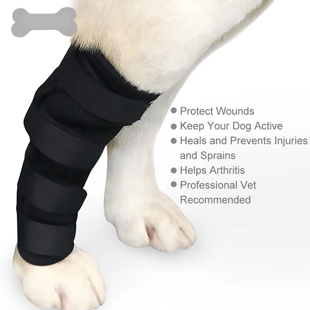 Breathable Dog Legs Protector Dog Support Brace Wrap Protector Dog Supplies Pet Knee Pads Puppy  Kneepad Dog Wrist Guard