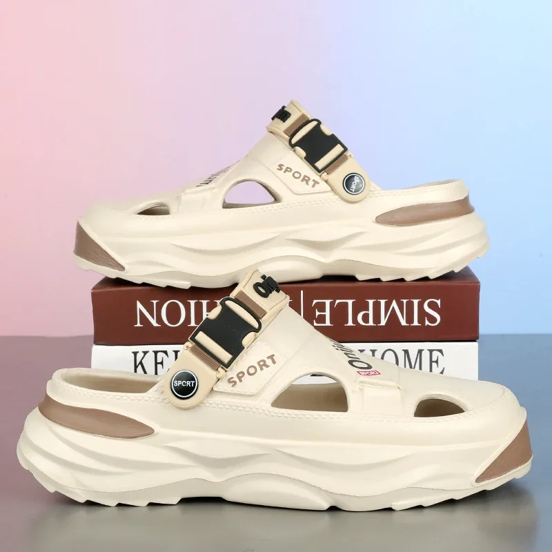 

Flip Flops Male Massage Slippers Indoor Beach Clogs Outdoor Comfortable Sandals Soft Slides Men Casual Shoes Women Home Slippers