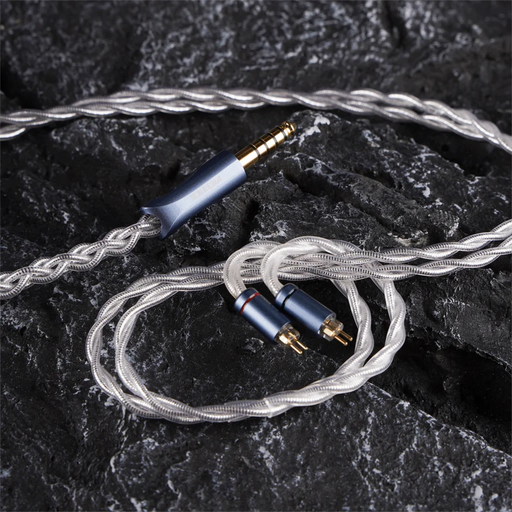 NiceHCK GalaxyLab Cable IEM de Audio HiFi 7N Cable de Material mixto de alta pureza MMCX/0,78 para F1Pro Nova SA6 Performer8 MagicOne Hype2