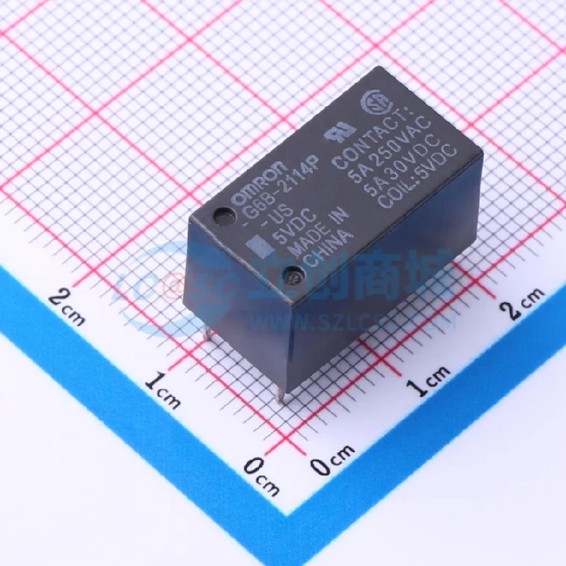 10PCS  G6B-2114P-US  G6B-2114P-US-5V  G6B-2114P-US-12V  G6B-2114P-US-24V  RELAY GEN PURPOSE DPST 5A 12V  5V  24V