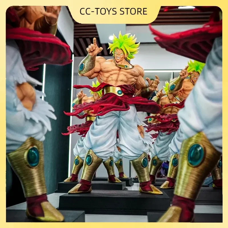 Jt estátua dragon ball z broly figura sj3 super saiyan broly figuras de ação 50cm modelo pvc brinquedo legal decoração do quarto meninos presente