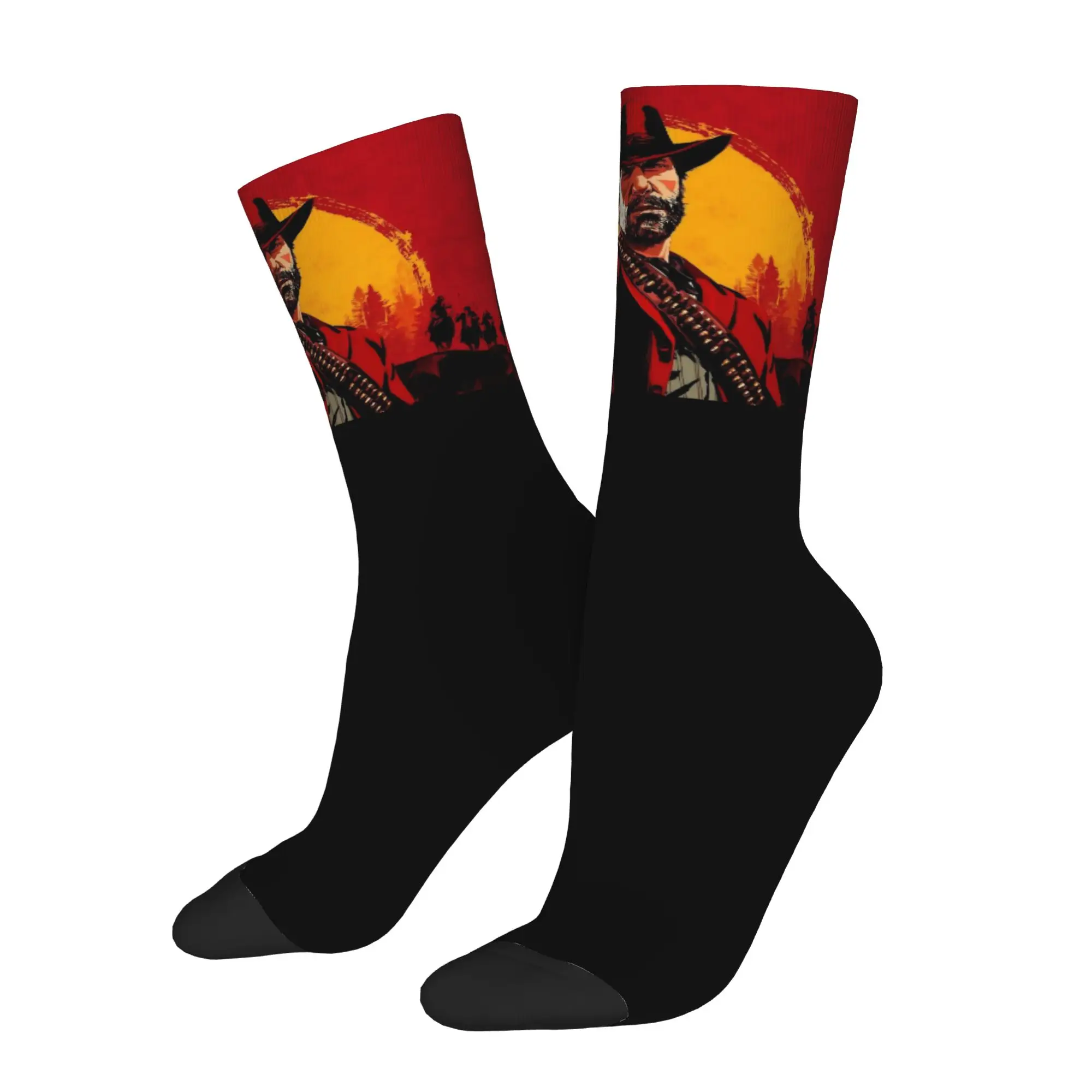 Fashion Male Men Socks Casual Red Dead Redemption Sock John Abigail Jack Graphic Women's Sock Spring Summer Autumn Winter