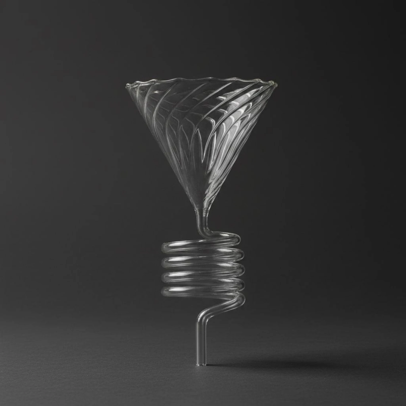 Spiral Coffee Dripper Stand Heat Dissipation Pour over Coffee Stand Hands Free Brewing Minimalist Design for Cafe