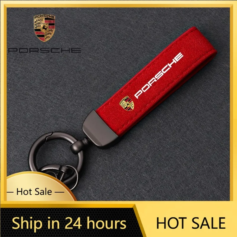 

Car Sticker For Porsche For Porsche Cayenne Panamera Macan Boxster 911 Carrera-GT 928 Car Keychain Charm Pendant Key Ring Chian