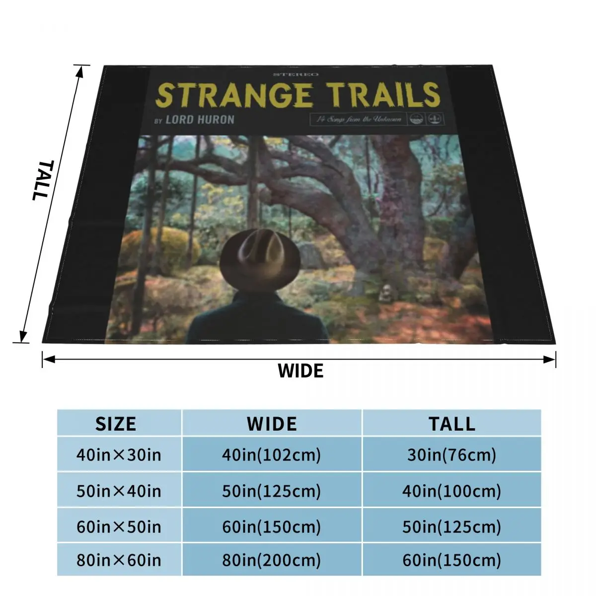 Lord Huron strange trails Throw Blanket Fashion Sofa Blankets Blankets Sofas Of Decoration