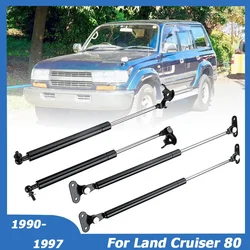 For Toyota Land Cruiser 80 Series 1990-1997 Front Hood Bonnet + Trunk Tailgate Gas Strut Lift Support Spring Bar Car Accessories