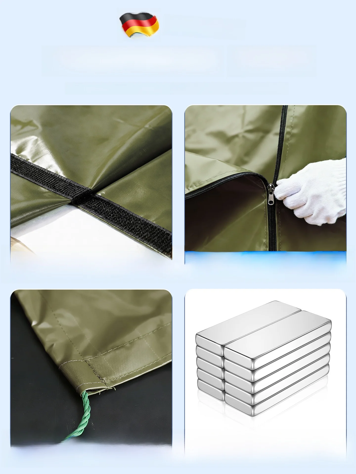 Waterproof Canvas Equipment Protection Cover Fireproof Outdoor Furniture Table Chair Cover Spring Ye Brand Universal Cloth view 4