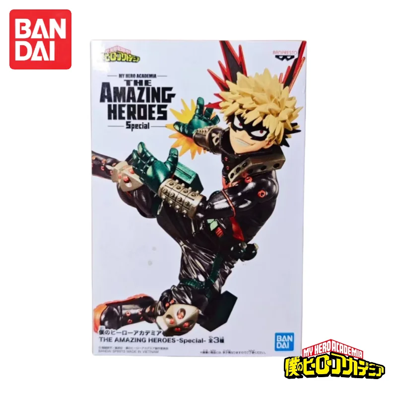 

В наличии: Фигурка Бакуго Кацуки из My Hero Academia от Bandai Banpresto, оригинальная модель, новая, в коробке.