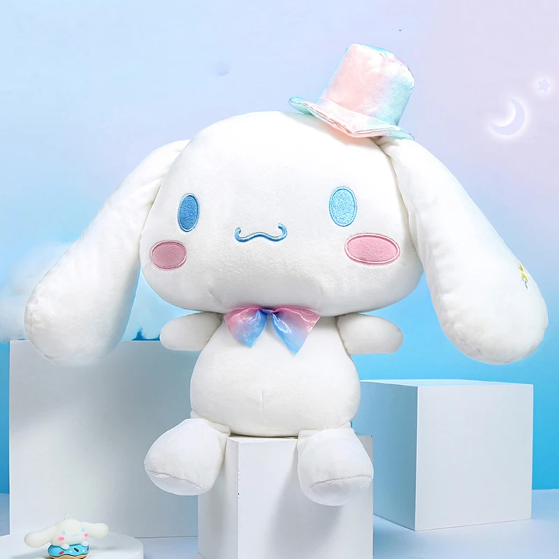 Sanrio Kawaii kolorowe Cinnamoroll Cartoon śliczne nadziewane zabawki Plushier miękka poduszka prezent urodzinowy pluszowe lalki prezent dla