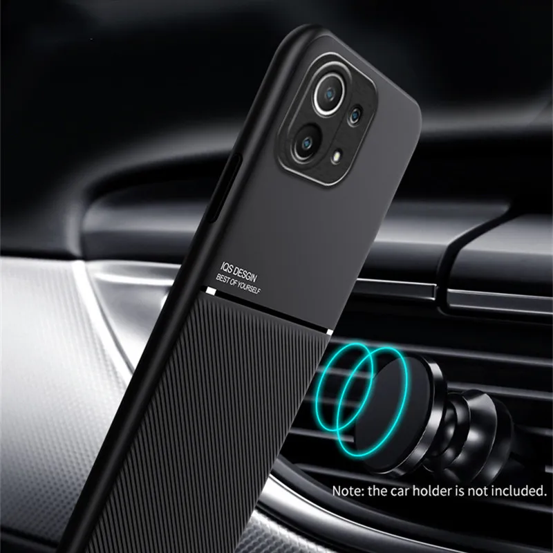 New Style For Xiaomi Mi 11 Lite Case Leather Car Magnetic Holder Phone Cases For Xiomi Mi11 Xiaomi11 Lite Ne 5g Mi 11Lite Light