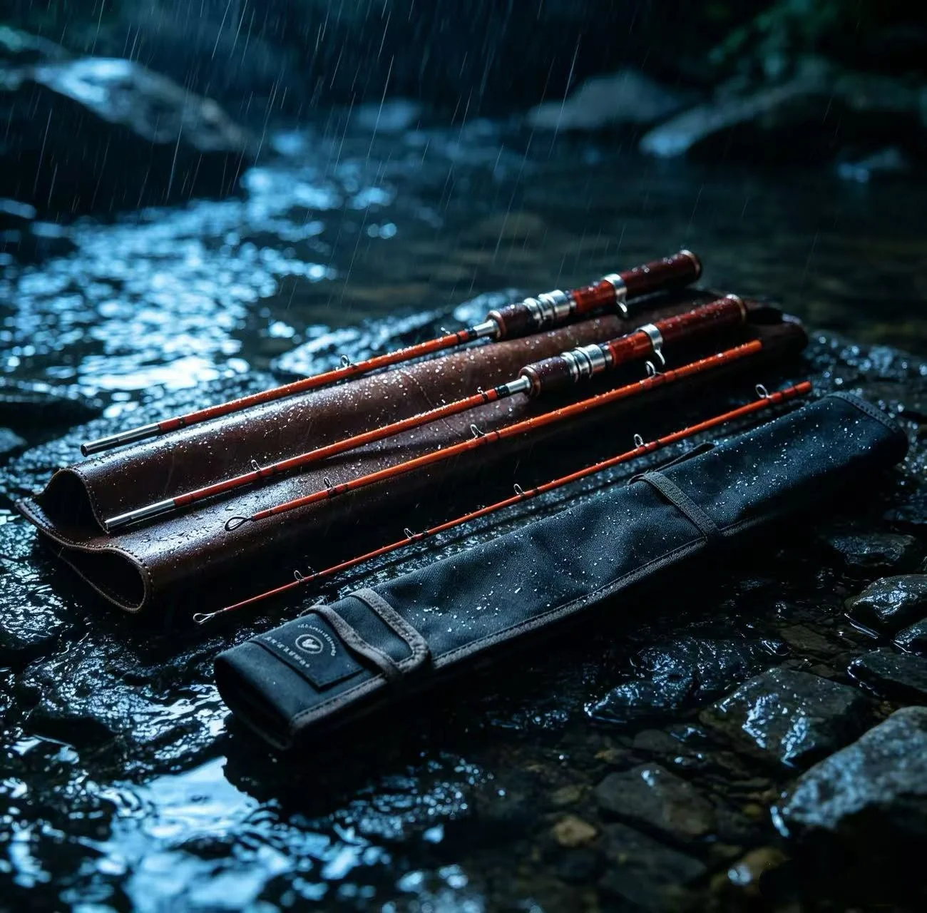 aioushi-fully-hollow-multi-section-portable-ud-fiberglass-trout-rod-with-handcrafted-handle-made-of-solid-wood