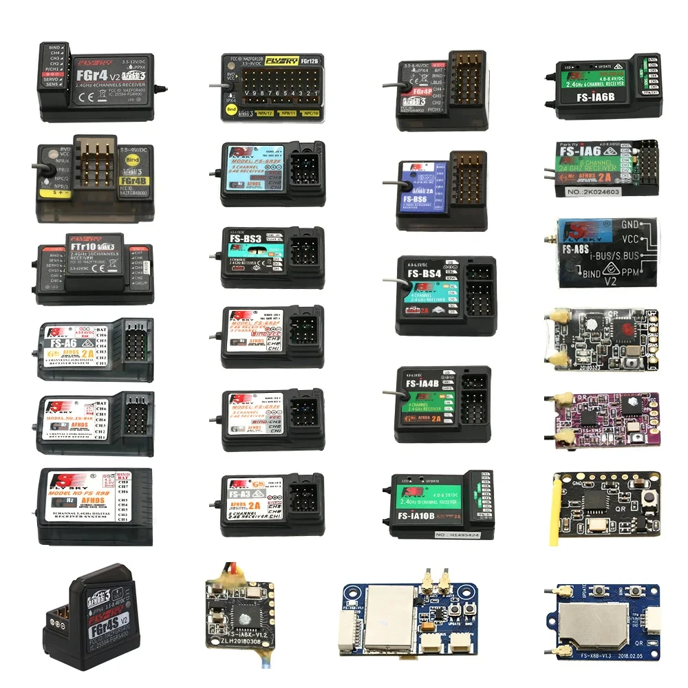 Flysky FS-GR3E FS-A3 FS-A6 FS-R6B FS-X6B FS-iA6 FS-iA6B FS-BS6 FS-A8S FS-R9B FS-iA10 FS-iA10B Rc Receiver for Flysky Transmitter