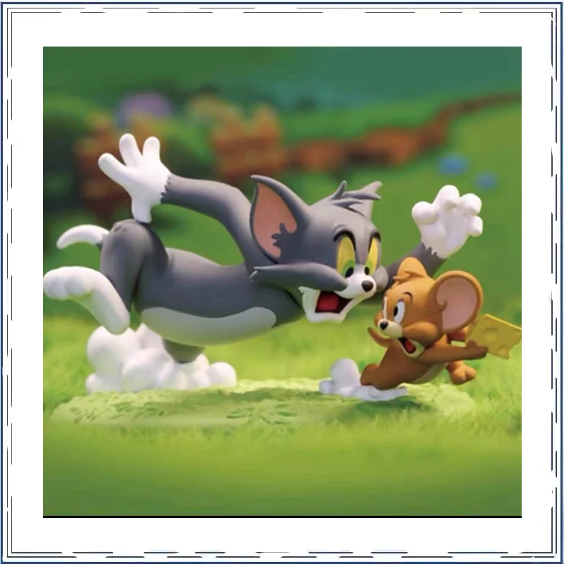 

TOM and JERRY Daily Life Blind Box Anime Trendy Play Kawaii Desktop Ornament Children's Day Gifts Action Figure Model Toys
