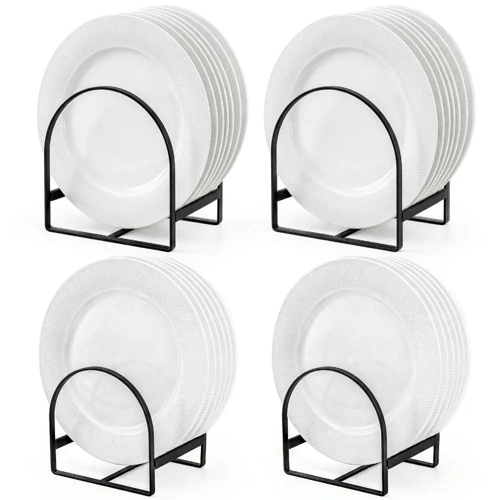 Save Space Plate Storage Rack Waterproof Non-Slip Dish Drying Partition Holder Ventilated Quick Drying Toilet Paper Holder