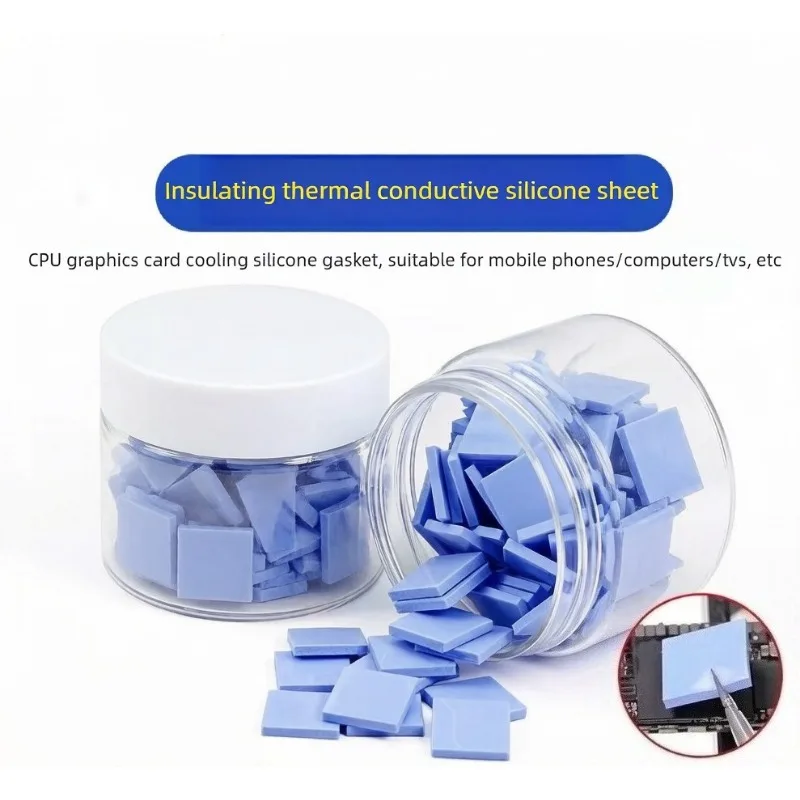 Thermal Pads Thermal Pad 6W IC Heat Sink Chip High Thermal Conductivity Self-adhesive Mobile Phone Motherboard Repair Silicone