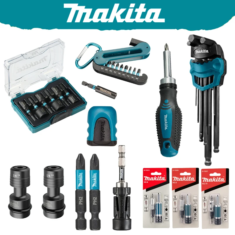 Makita Drill Bits Sleeve Extension Rod Series Electrician Carpentry Tool Attachments Sets E-08763 B-65894 E-03442 D-58833