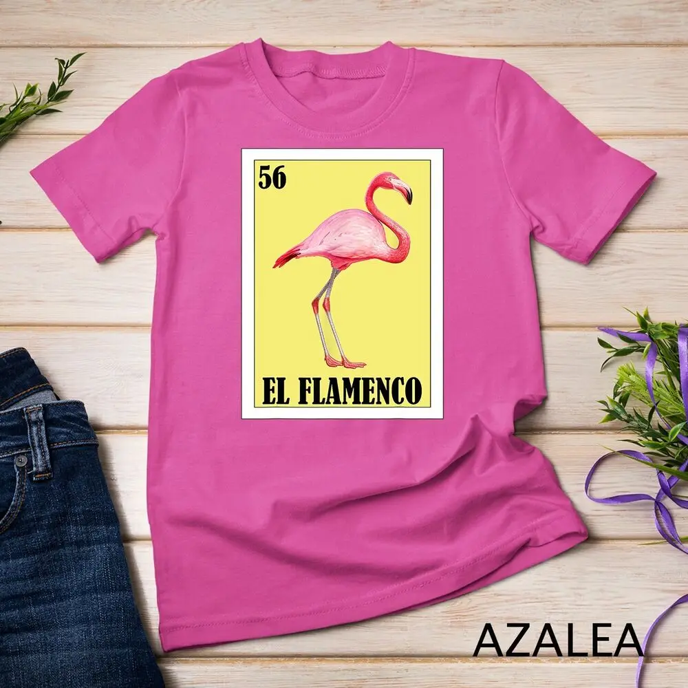 Funny Mexican Flamingo Design - El Flamenco Unisex T-shirt