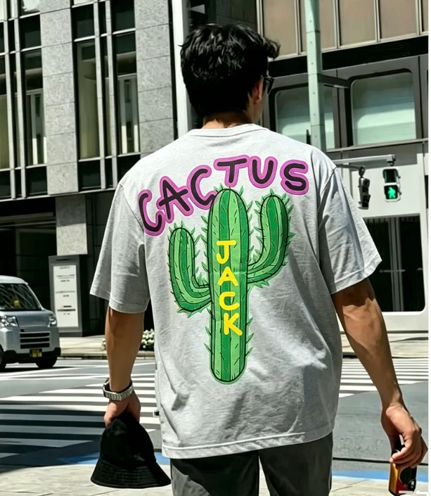 Camiseta Masculina de Algodão - Cactus Jack Tee avaliação e preço