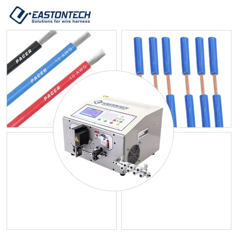 Electric Wire Cutting And Stripping Machine Automatic Computer Cable Manufacturing Equipment EW-02A