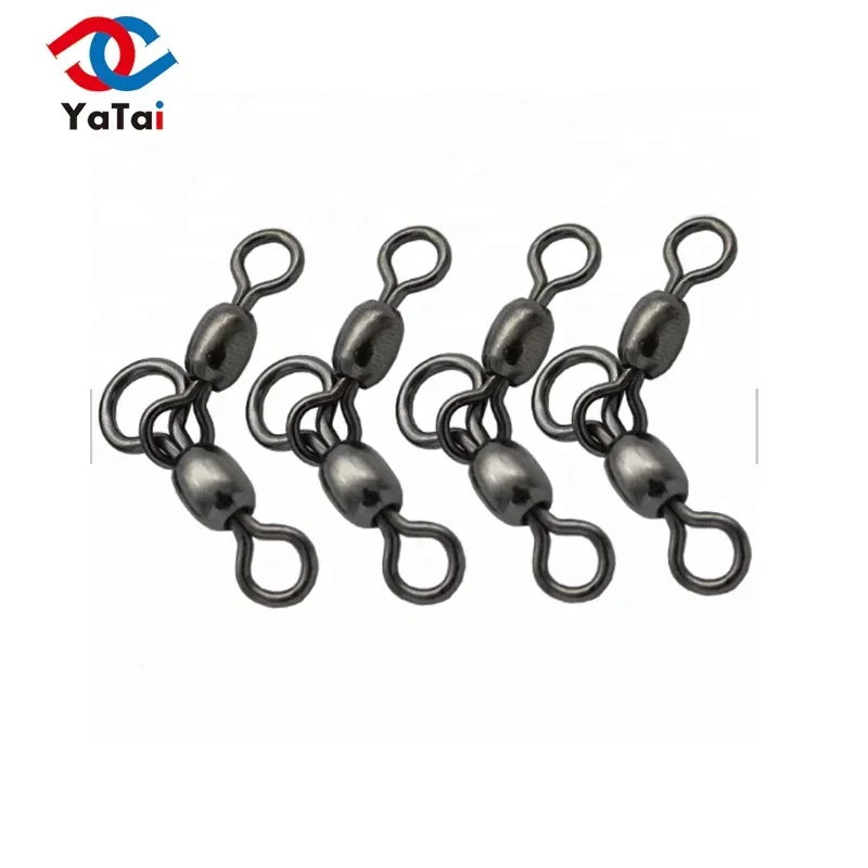 Fishing tackle Hot sale 3 Way Crane Swivels,Terminal Tackle fishing gear