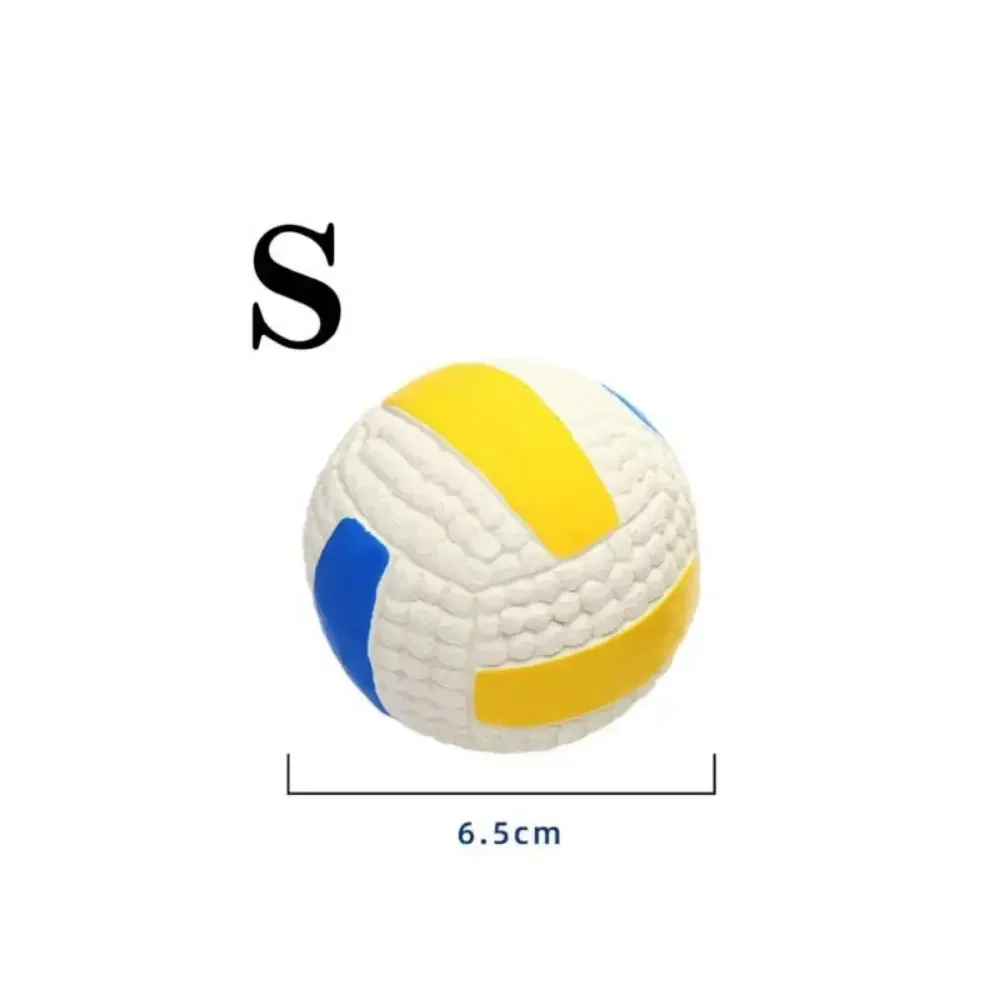 1 Stück 3er-Set Quietschende Hundespielbälle für Kleine und Große Hunde Bissresistent Zahnpflege-Kauspielzeug Interaktiver Welpen-Spielball – Detail 11