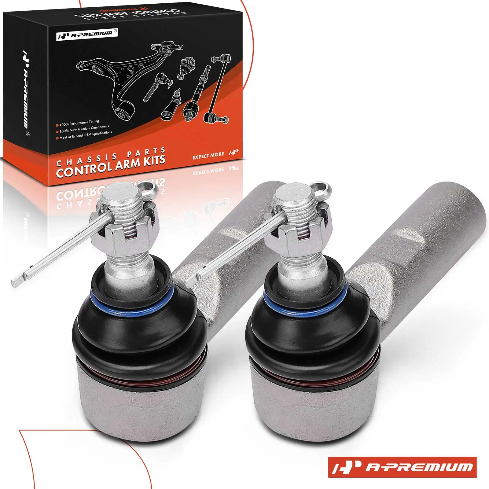 A-Premium Front Outer Steering Tie Rod End for Toyota Tacoma 2005-2015