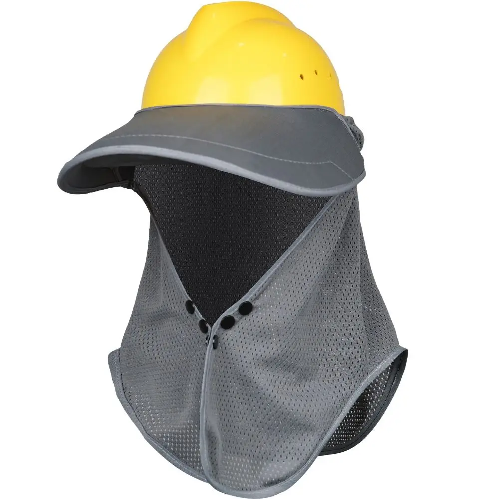 Breathable Hard Hat Sun Shield Mesh UV Protection Safety Helmet Sunshade Light Weight Sun Protection Construction Cap Cover