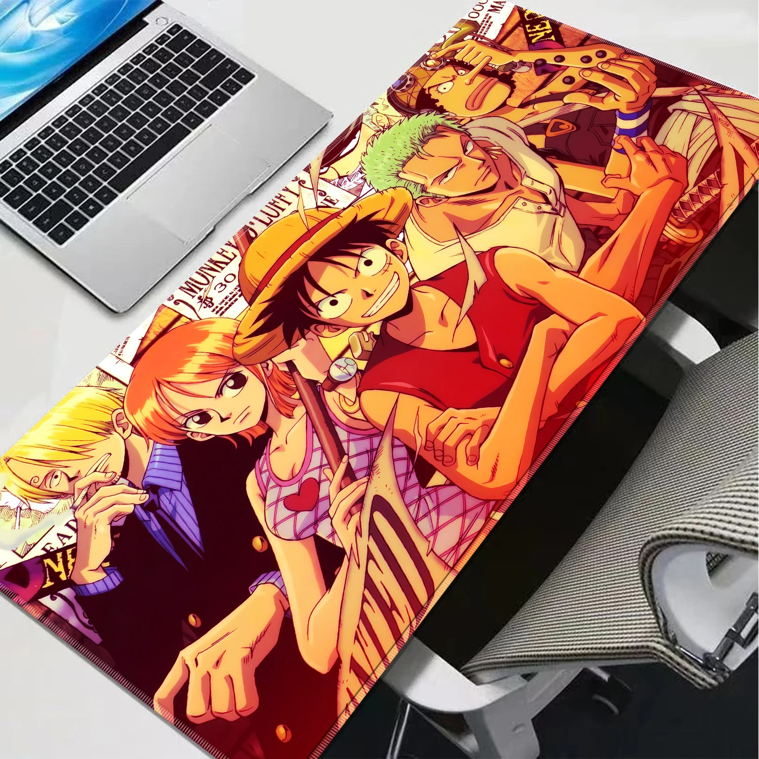 

HD Mouse Pad Luffy Accessories Non Slip Rubber Mousepad Laptop PC Gamer Keyboard Pad One Piece Office Computer Gaming Mouse Mat