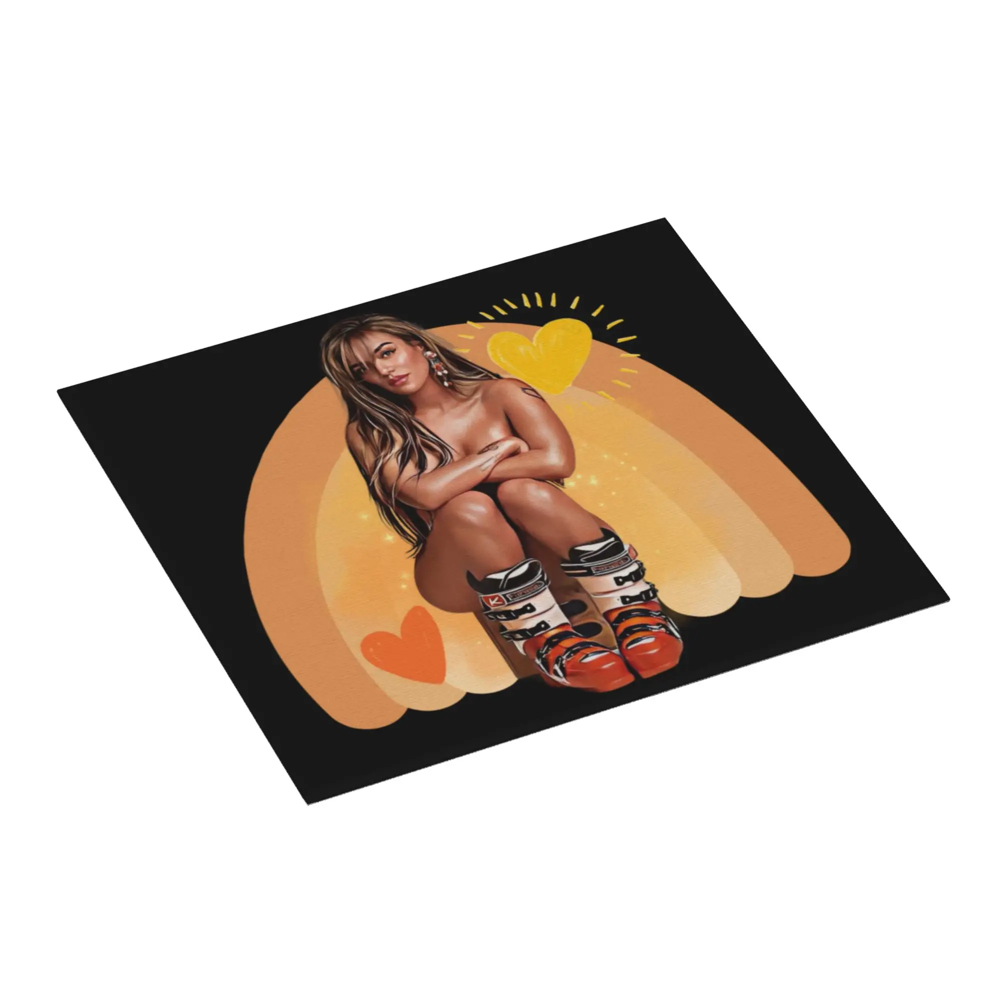 Colombian Music Singer Karol G Tropicoqueta Non Slip Kitchen Counter Protector Mat Barware Tableware Drying Mat For Kitchen