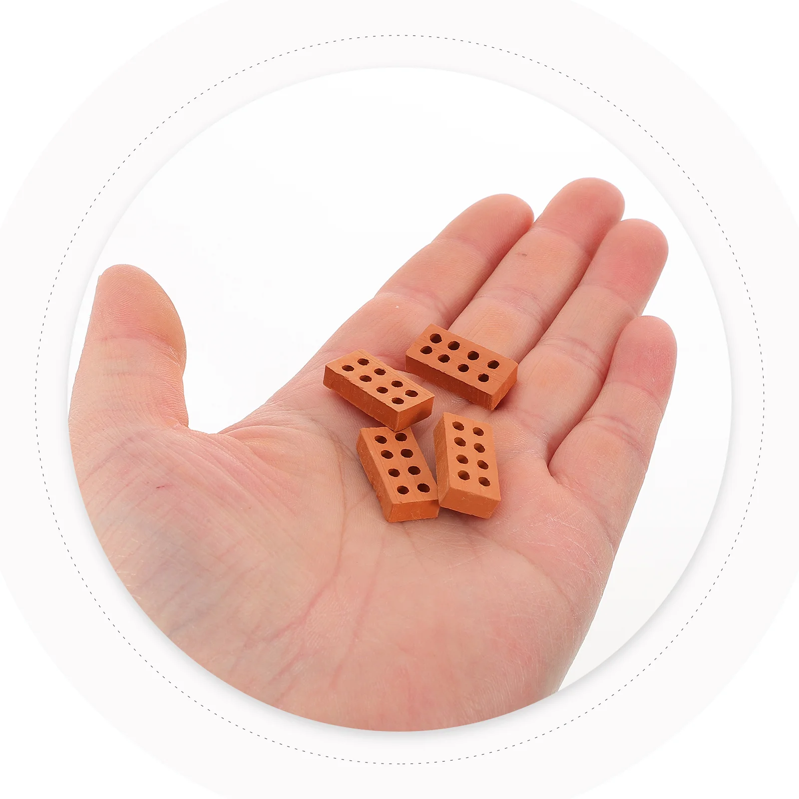 50 Pcs Landscape Bricks Architecture Hole Kids Bricks For Landscaping Craft Outdoor Furniture Accessory