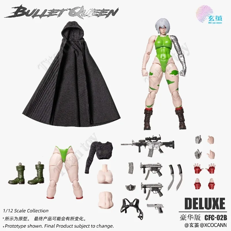 

[Shipped on October 1, 2026] Xuan Cocoon Studio 1/12 Bullet Queen CFC02 Bullet Queen Action Figure Collectible Model Toy Gift