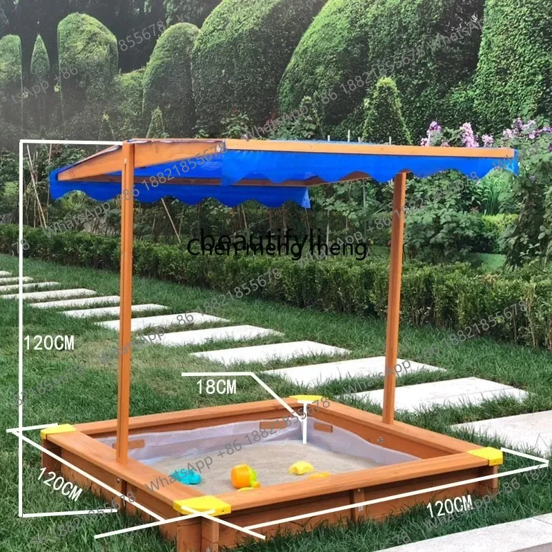 ss 26 Sand Basin Indoor Outdoor Household Courtyard Sand Wedge School Amusement Facilities Sand Playing Outdoor Cassia Toy