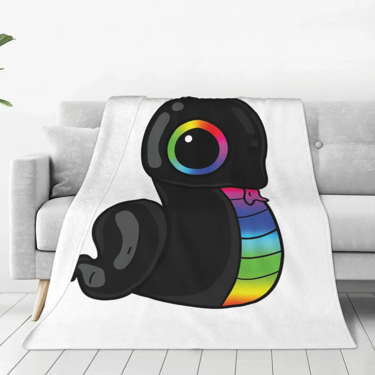 Sneki Snek Fan Design Razer RGB Blankets Flannel Warm Sofa Throw Blankets For Couch Bedding Travel Throws Bedspread Quilt