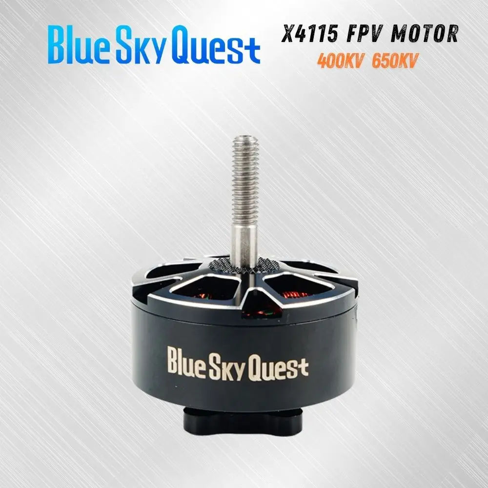 BlueSkyQuest 1Pc X4115 400KV 650KV 3-8S Brushless Motor for RC FPV Racing Drone Multicopter DIY Parts