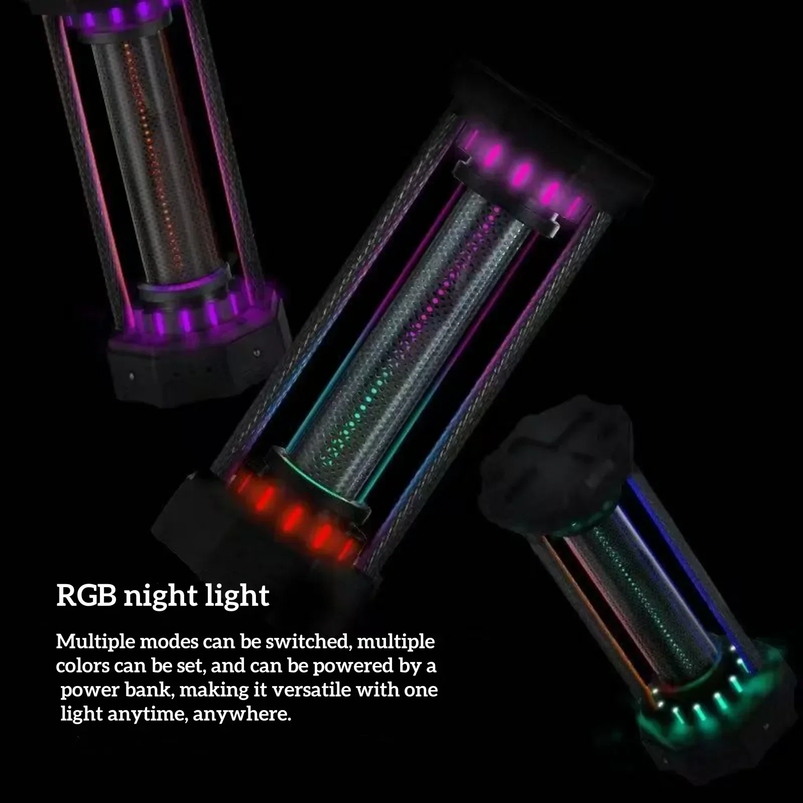 

New Atmosphere Lamp LED Retro Sound Pickup Rhythm Light Electron Tube Music Induction Spectrum Ambient Night Light