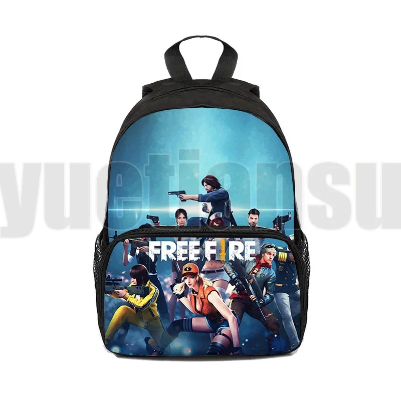 Game Free Fire Garena Backpack Boys Girls School Bag Children Anime Storage Box Kids School Gift Unisex  12/16 inch Travel Bags