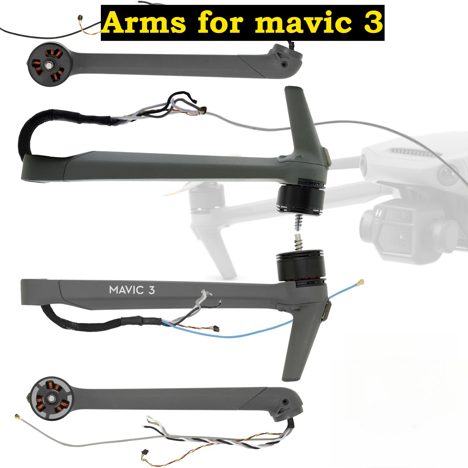 bras-avant-arriere-gauche-droit-d'origine-avec-moteur-pour-pieces-de-rechange-de-reparation-de-drone-dji-mavic-serie-3-de-haute-qualite