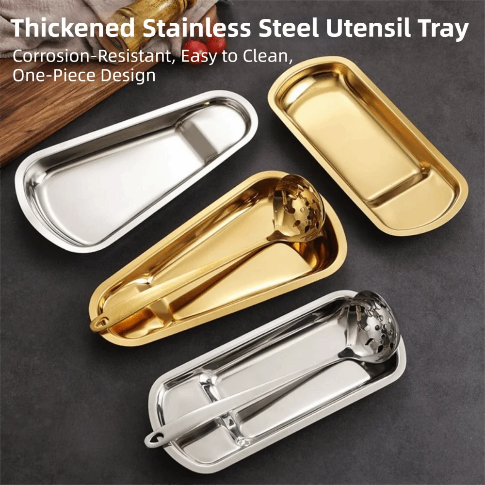 Creative Salad Serving Plate Irregular Outline Stackable Cake Dessert Plate Decorative Food Grade Metal Storage Tray