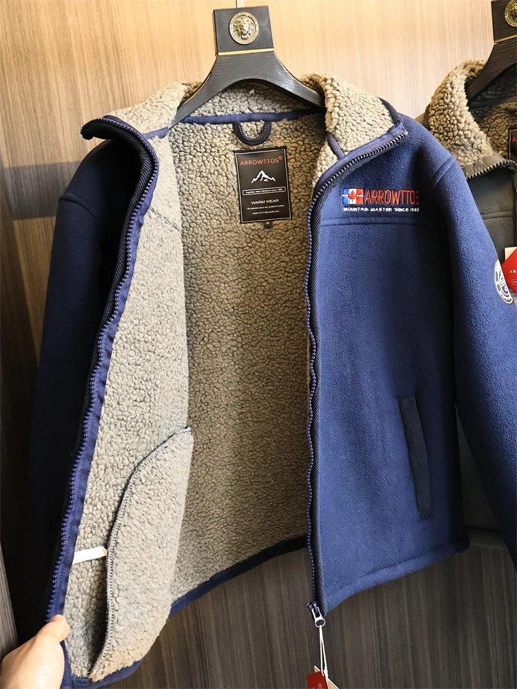 

Мужская повседневная куртка с воротником-стойкой на открытом воздухе Thiened Fce Jaet, осень-зима Faion Urban Sle Stand Fit