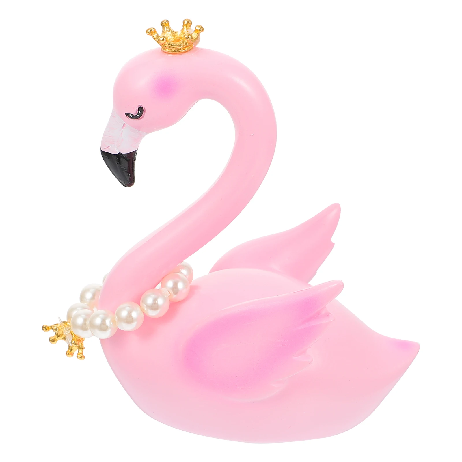 

Flamingo Cake Ornaments Wedding Topper Figurines Household Valentine's Day Decoration