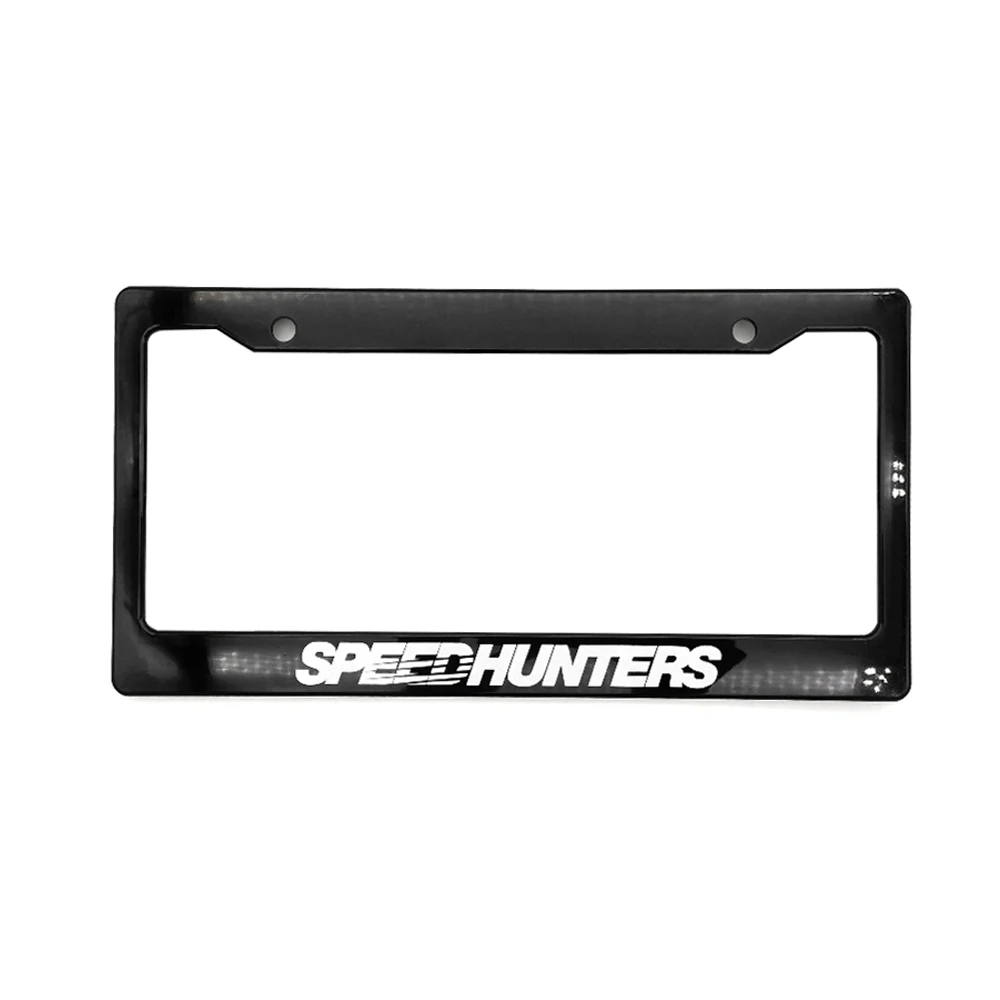 1PCS Car License Plate Frame USA Standard ABS JDM Speedhunter Style For Decoration Auto Number Plate Frame Accessories ﻿