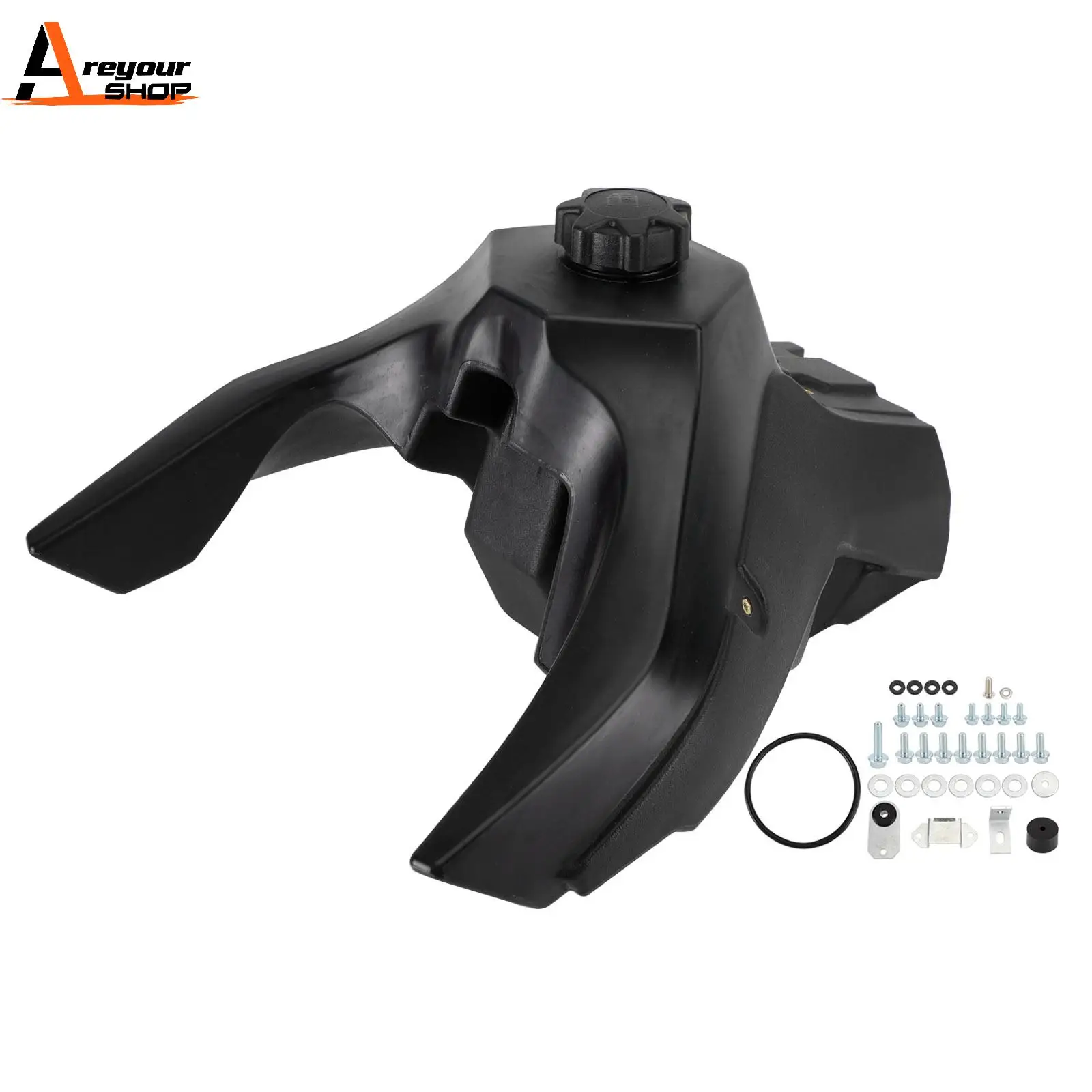 

Areyourshop BLACK FUEL GAS TANK WITH CAP 3.0 GALLON For HONDA CRF 450X 450L 450RL 2019-2022 Motorcycle Accessories