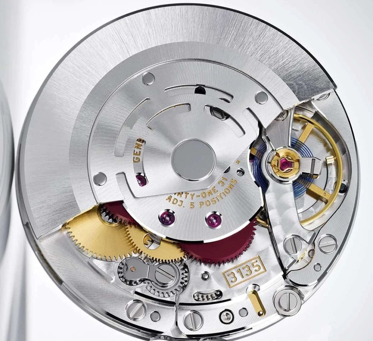 Brand Watch 3135 Movement Original 28.5mm Watch Parts Automatic Mechanical Self-Winding Import 3135 Watch Movement