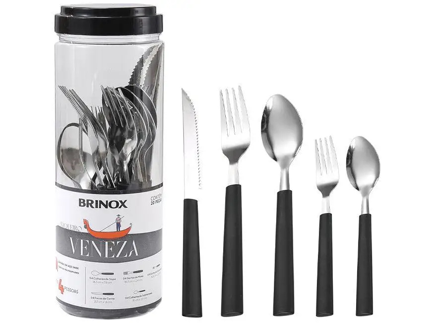 Acero inoxidable Venice Brinox, 20 piezas
