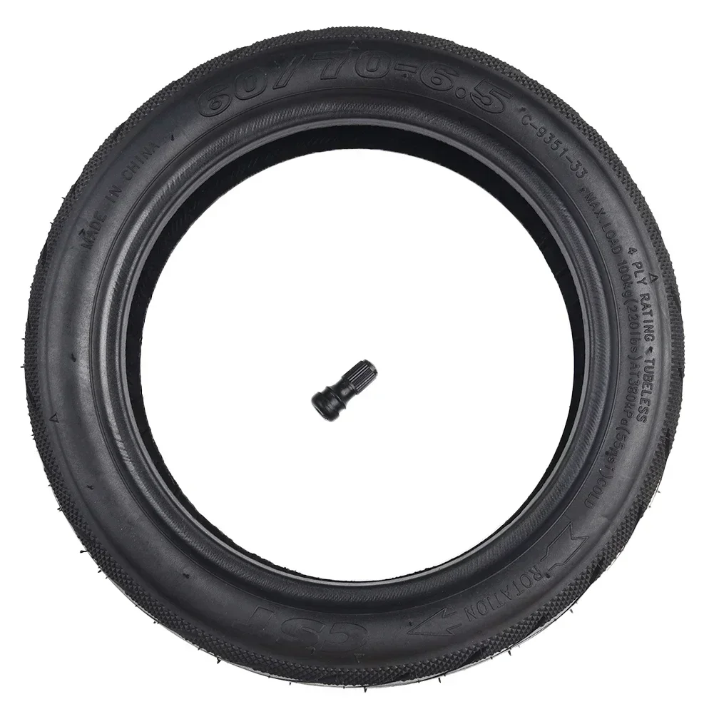 

Outdoor Sports Scooters Tire Tubeless Tyre Sporting Goods 60/70-6.5 Built-in Live Glue Excellent Replacement Brand New